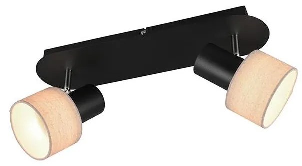 Trio - Faretto WAILER 2xGU10/5W/230V nero