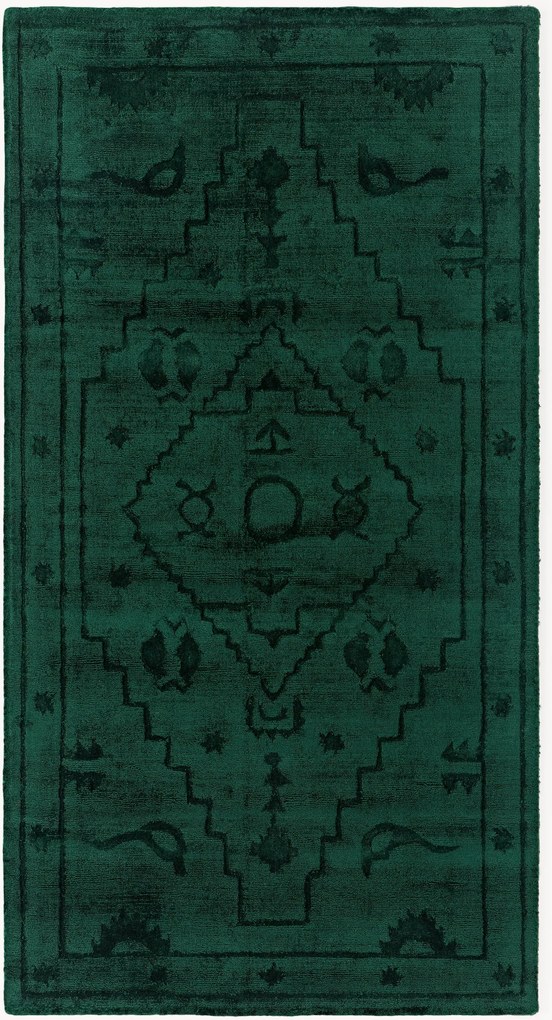 Tappeto in viscosa tessuto a mano Shaila