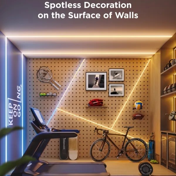 Govee - LED RGBICW Striscia dimmerabile COB 3780 diodi 3m Wi-Fi Matter