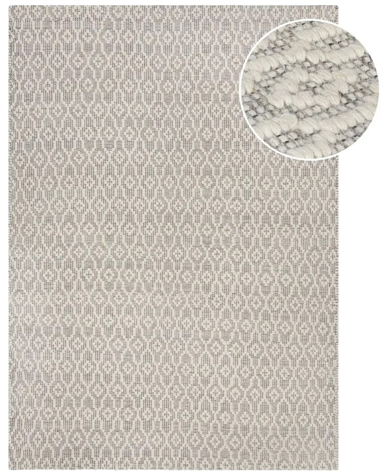 Tappeto in lana grigio/beige 120x170 cm Dream - Flair Rugs