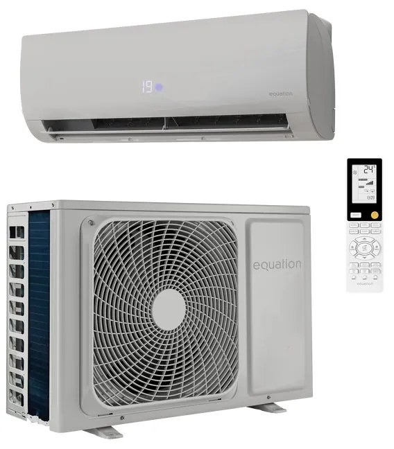 Condizionatore a muro monosplit inverter EQUATION Virtus 11940 BTU classe raffreddamento A+++, classe di riscaldamento A++, bianco