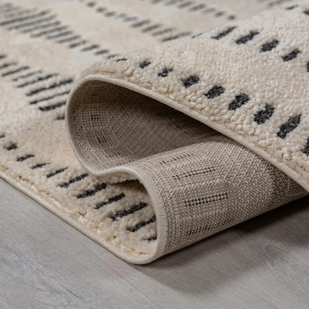 Tappeto color crema 160x230 cm Knot – Flair Rugs