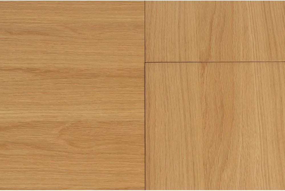 Tavolo da pranzo con piano effetto rovere allungabile con estensione 90x180 cm Twist – Zuiver