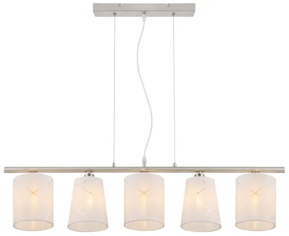 Globo 15430-5H - Lampadario a sospensione con filo NEMMO 5xE14/25W/230V