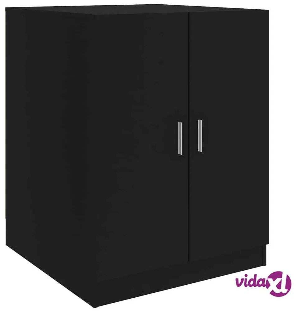 vidaXL Mobile per Lavatrice Nero 71x71,5x91,5 cm