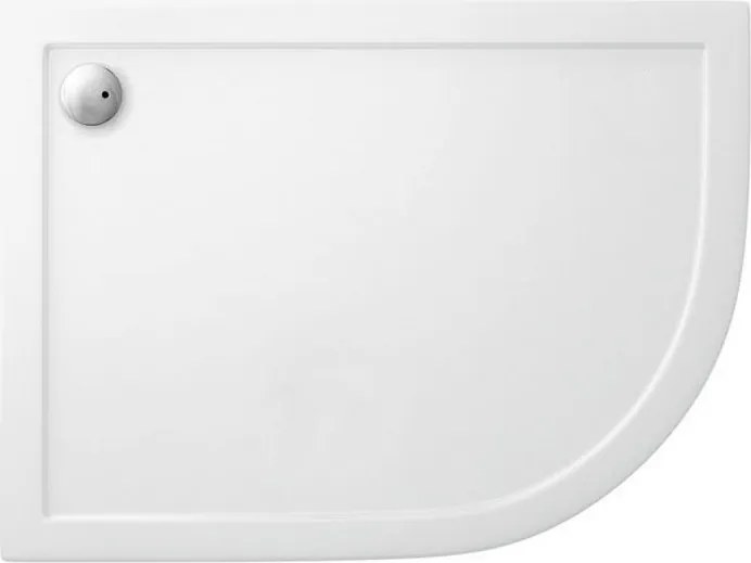 Piatto doccia 120x90 semicircolare versione sinistra KAM-1200 - KAMALU