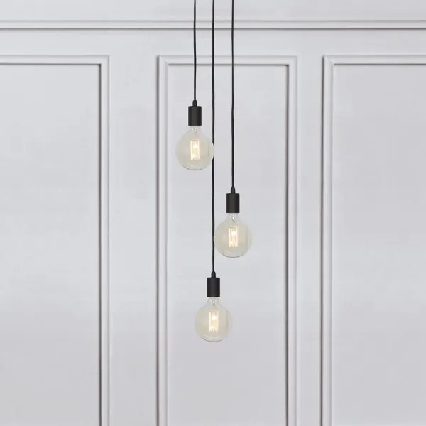 Markslöjd 106334 - Lampadario a sospensione con filo SKY 3xE27/60W/230V