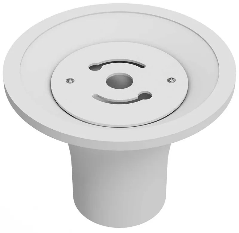 Plafoniera LED GU10 e GU5.3 in Gesso Pitturabile Rotonda Ø167x130mm Base GU10