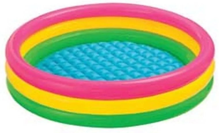 Intex - piscina gonfiabile tonda 3 anelli +2 anni - CM.147X33H. - peso KG.1,76 (57422)