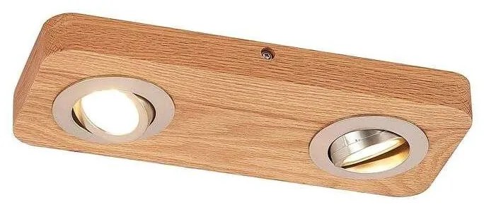 Lindby - Mikari 2 LED Plafoniera Wood Lindby