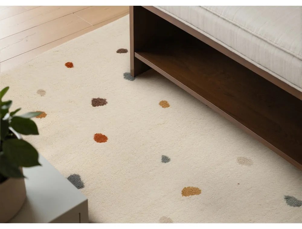 Tappeto per bambini color crema 160x235 cm Funny Dots – Hanse Home