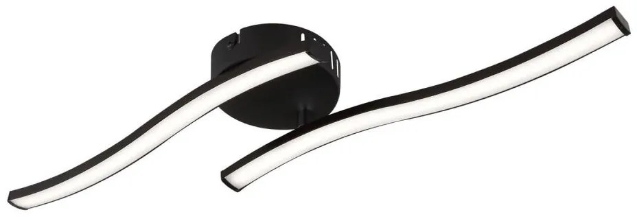 Globo 67178S - Lampadario a plafone LED TYLER LED/12W/230V nero