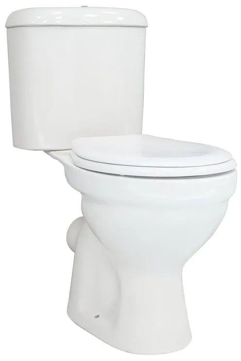 WC monoblocco lake, sedile incluso P 64.5 x L 36 x H 40.4 cm bianco
