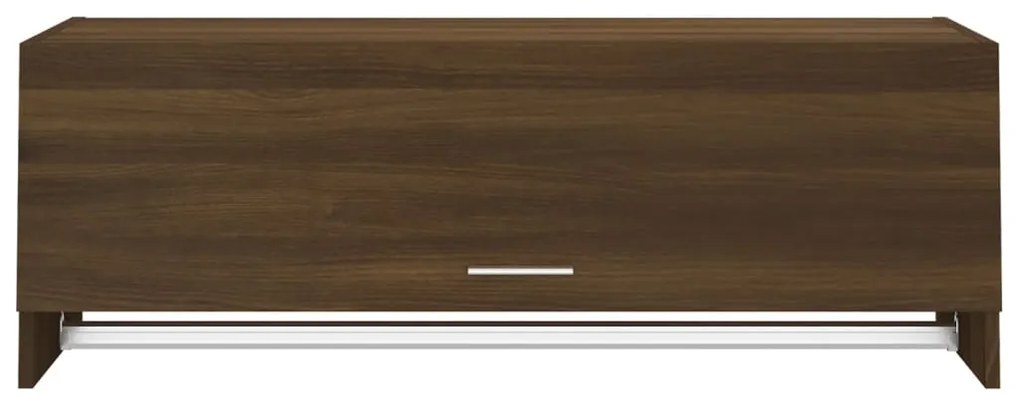 Armadio rovere marrone 100x32,5x35 cm in legno ingegnerizzato