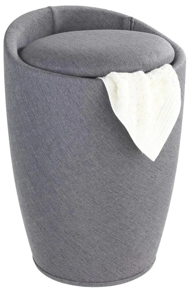 WENKO 22448100 - Sgabello CANDY 36x50,5 cm grigio/nero