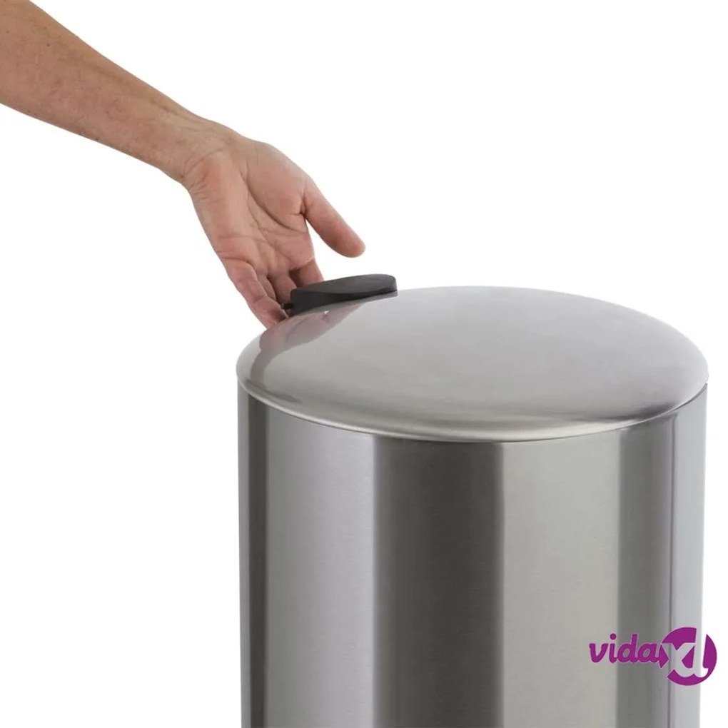 Practo Home Cestino a Pedale 30 L Acciaio Inox Opaco