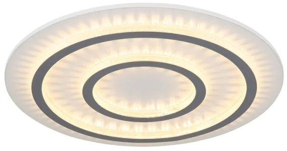 Globo 48042-60W - JAYDEN Lampada da soffitto LED dimmerabile 60W/230V, Ø55 cm, Bianca + Telecomando