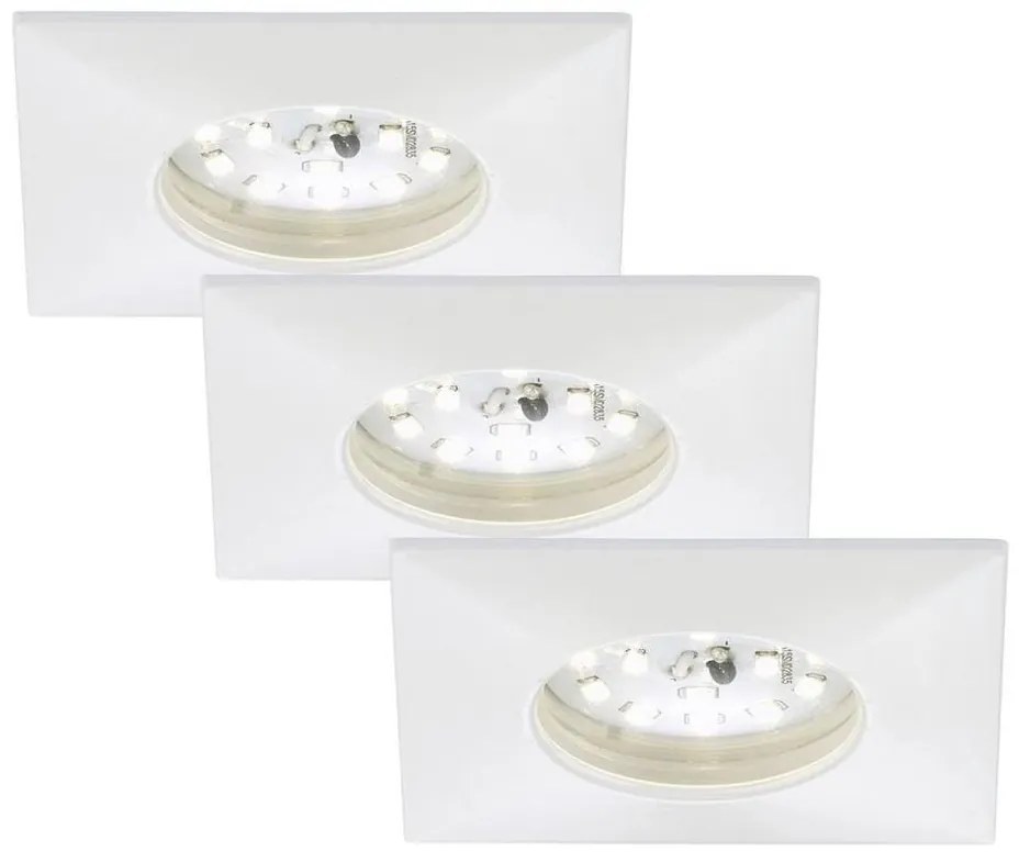 Briloner 7205-036 - SET 3x Lampada LED da incasso ATTACH LED/5W/230V IP44 bianco