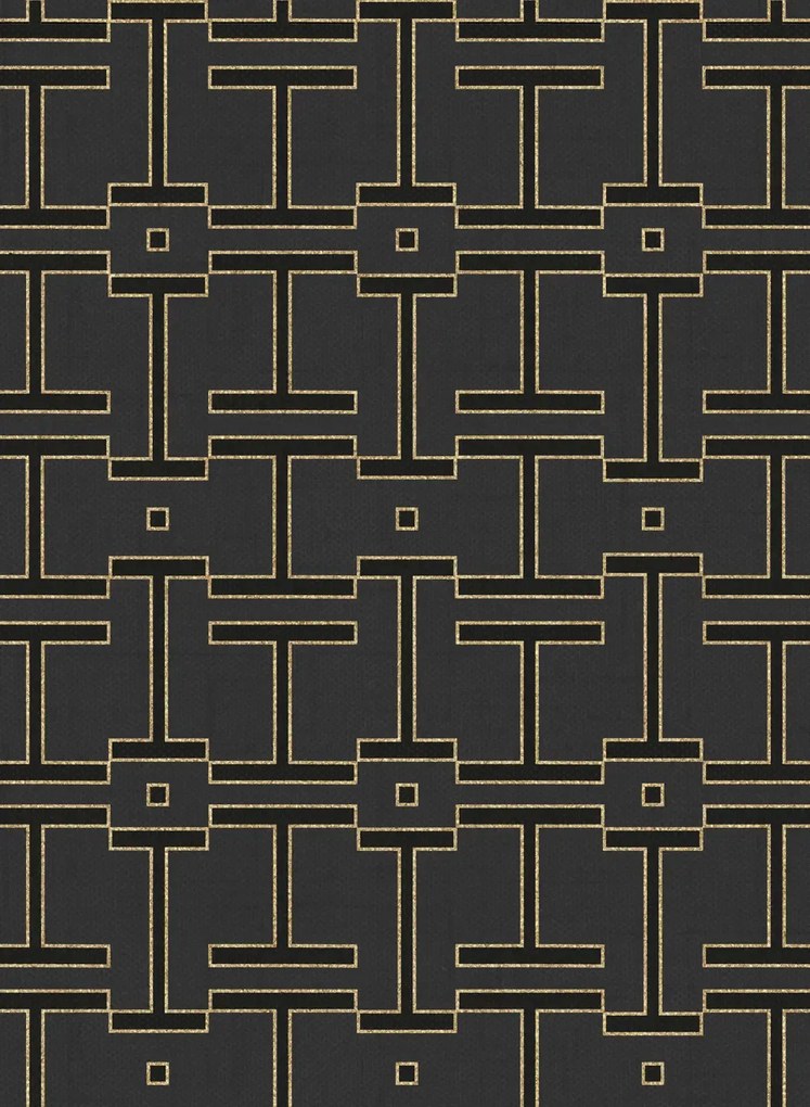 Coordonne Carta da parati Grid - Slate