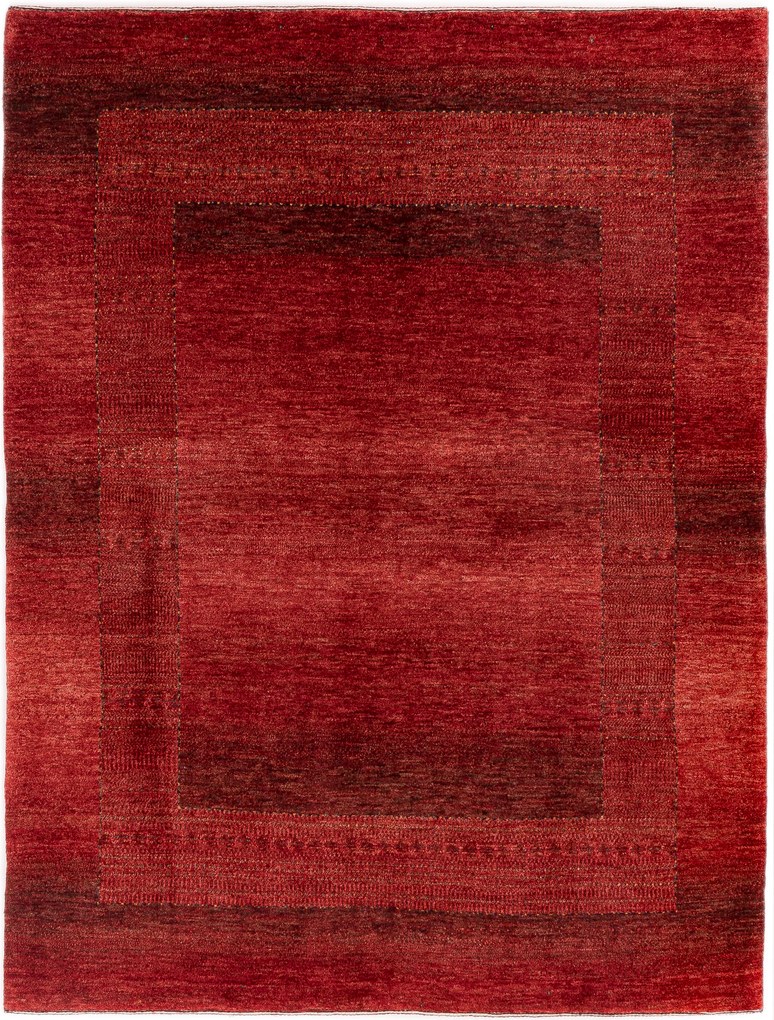 Loribaft Tappeto persiano 150 x 200 Rosso (Iran) Annodato A Mano