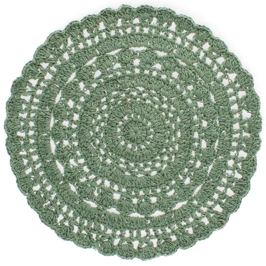 Tovaglietta in misto cotone ø 35 cm Crochet – Rex London