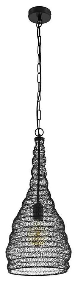 Eglo 49127 - Lampadario a sospensione con catena COLTEN 1xE27/60W/230V