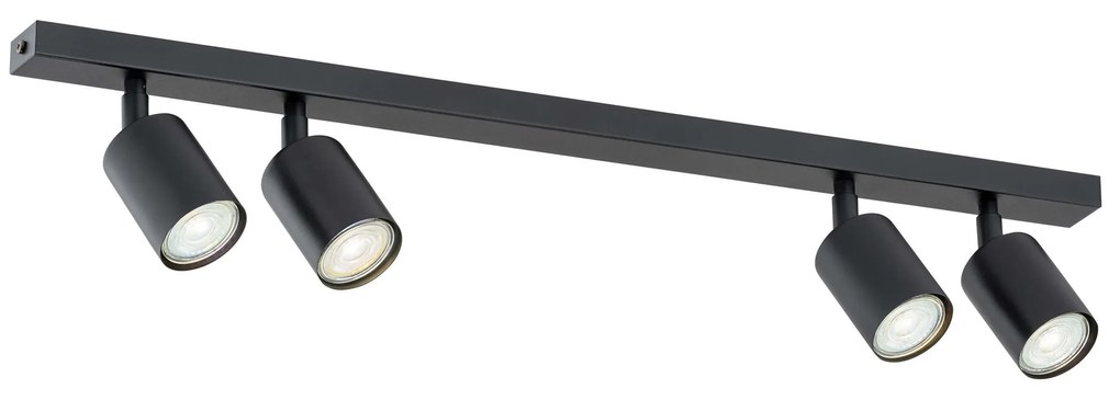 Lampadario da Soffitto FLASH 4 Black GU10