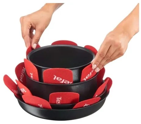 Tefal INGENIO set 4 separatori per stoviglie rosso