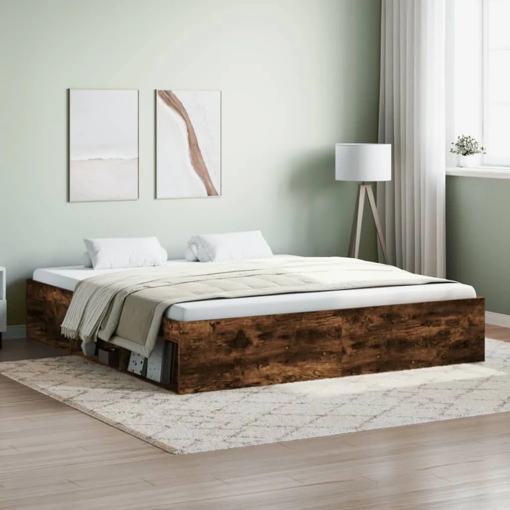 Giroletto Rovere Fumo 180x200 Cm Super King /