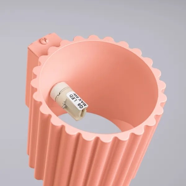 Sollux SL.1826 - Lampada da parete AURA 1xG9/10W/230V rosa