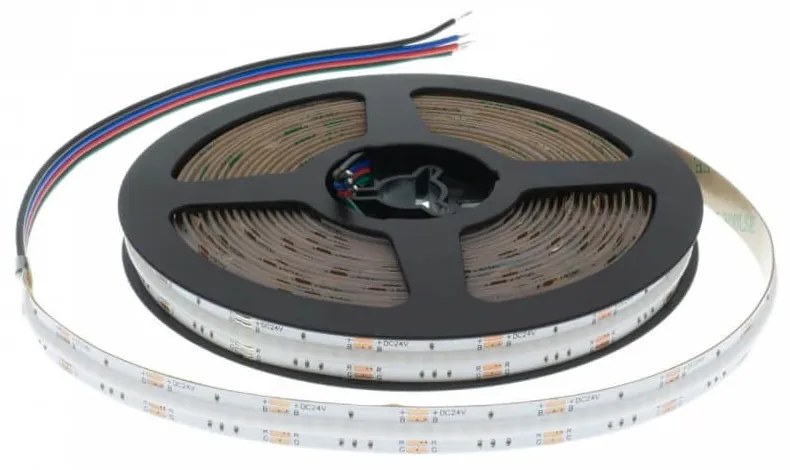 Striscia LED COB RGB Multicolore 16W/m, 24VDC, IP20, 5m Professional Colore RGB