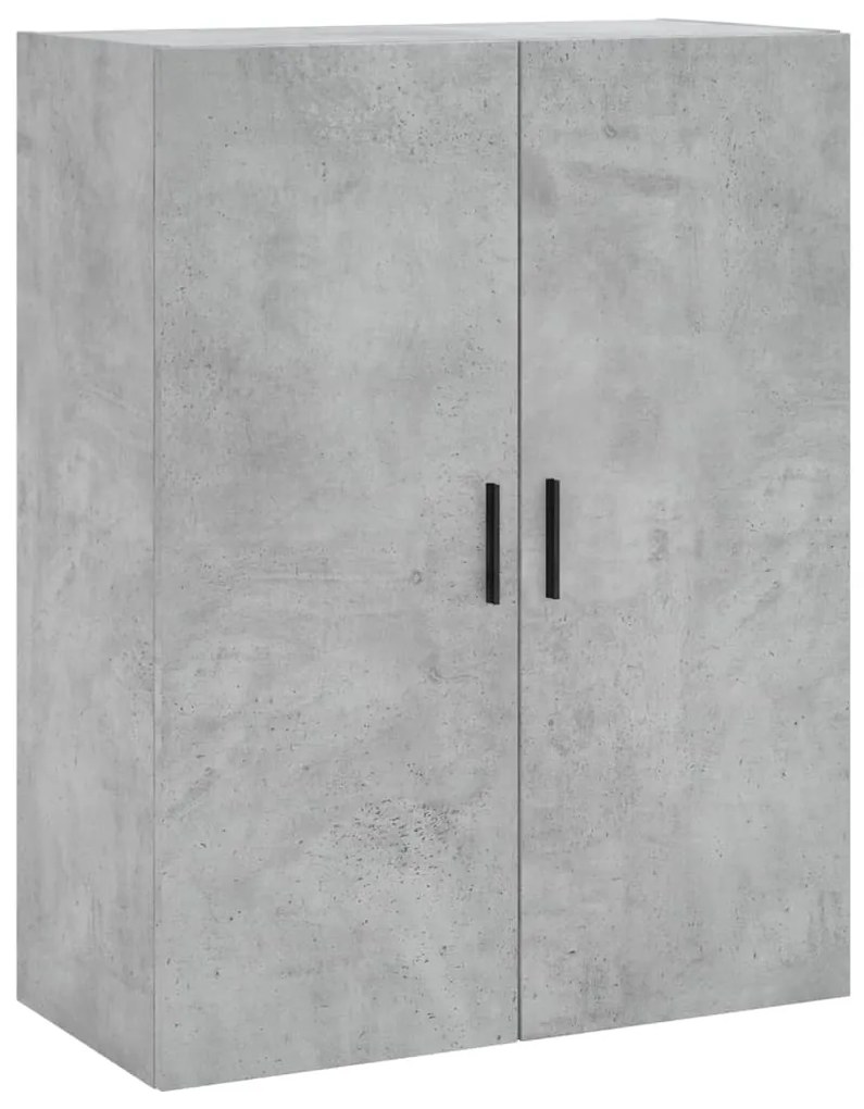 Mobili a Parete 2 pz Grigio Cemento 69,5x34x90 cm