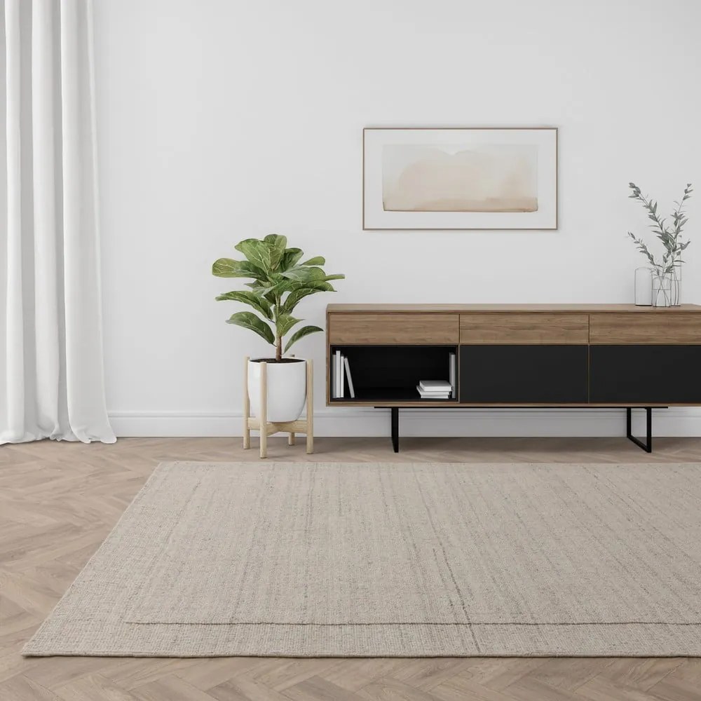 Tappeto color crema in lana tessuto a mano 200x300 cm Larson – Asiatic Carpets