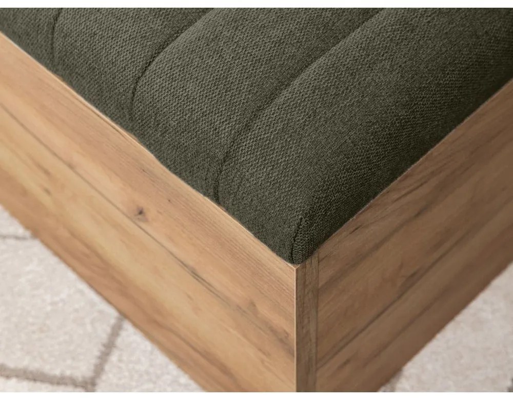 Panca in colore verde e naturale Oceane - Bobochic Paris