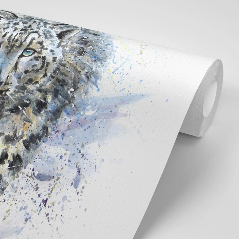Carta da parati – Leopardo disegnato