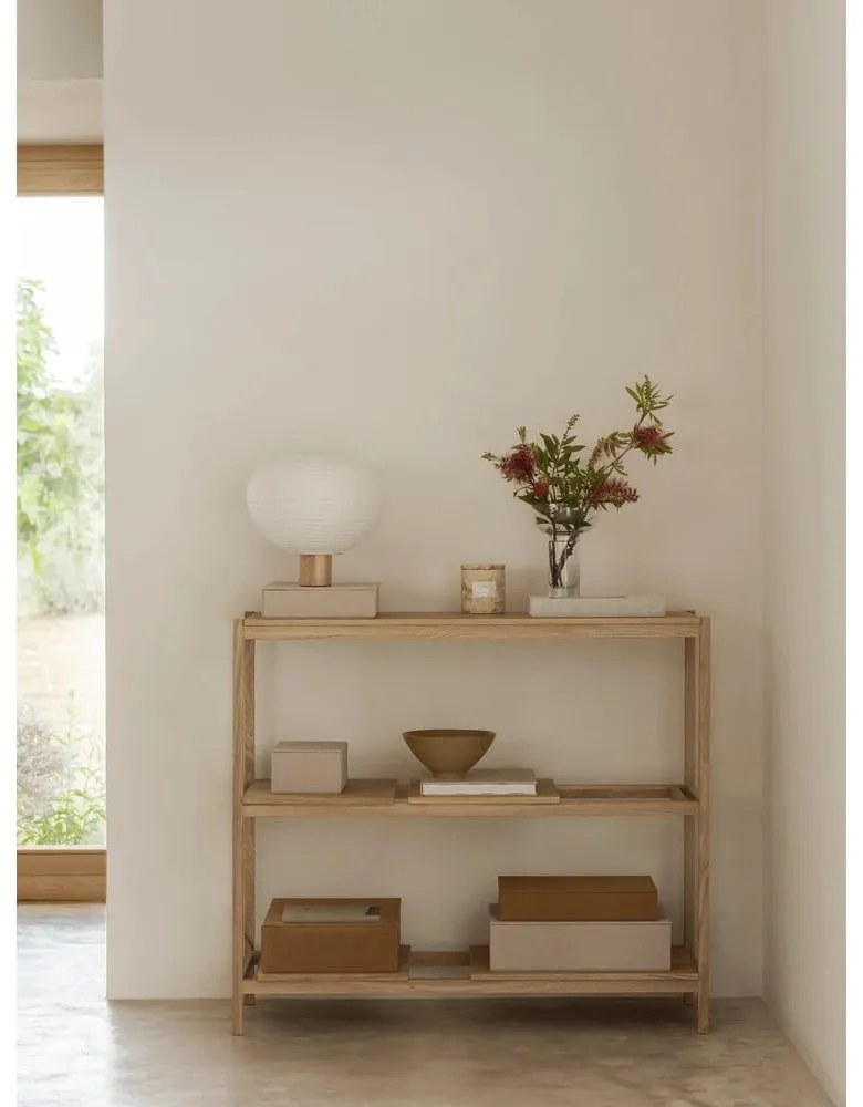 Lampada da tavolo bianca con paralume in carta (altezza totale 32 cm) Kami – Blomus