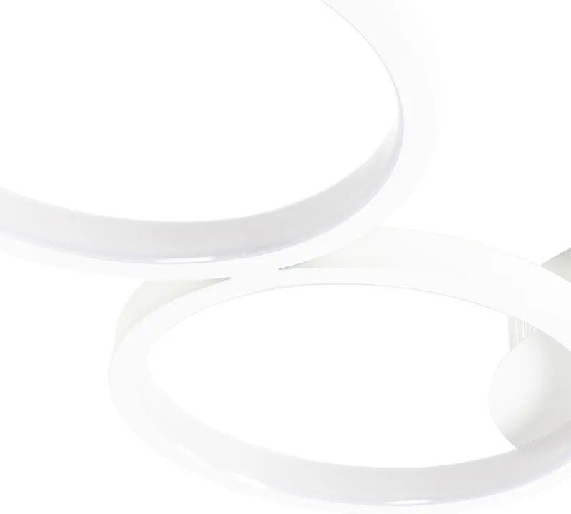 Plafoniera di design bianca con LED dimmerabile a 3 livelli 3 luci - Pande