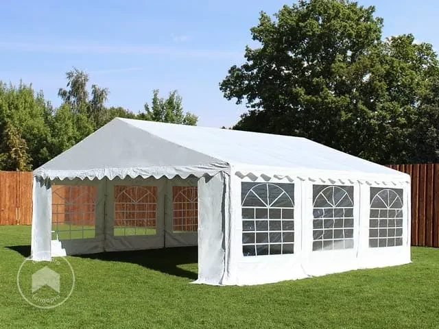 TOOLPORT 5x6m tendone per feste, PVC 700, bianco - (6073)