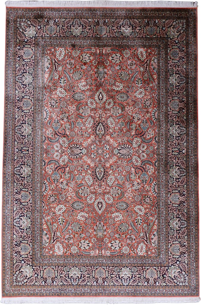 Cashmere Silk Tappeto orientale 270 x 180 (Indian) Annodato A Mano