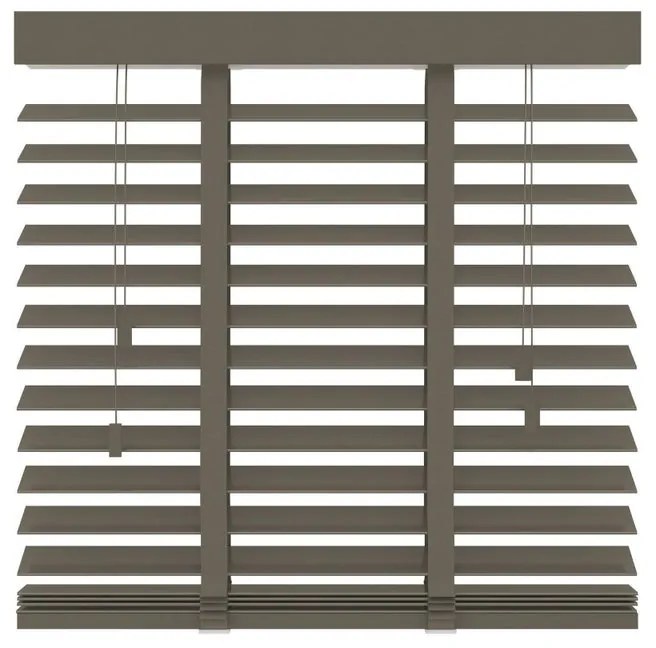 Veneziana Stoccolma in legno, talpa 60 x 130 cm, Larghezza lamelle: 50 mm