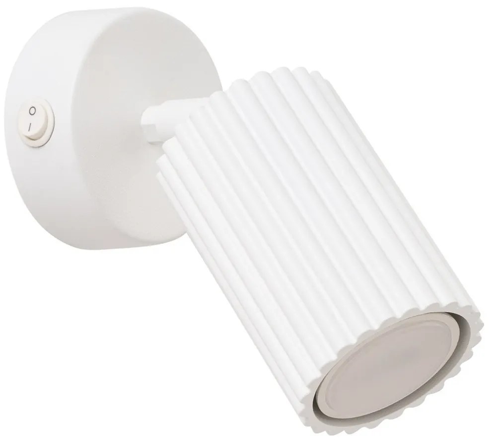 Applique da Parete GU10 in Alluminio con Interruttore KARBON