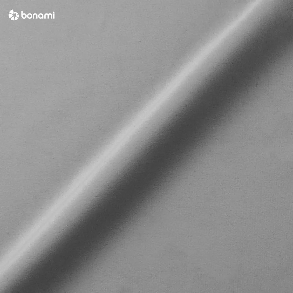 Letto matrimoniale imbottito grigio in velluto con contenitore con rete inclusa 180x200 cm Brody – Mazzini Beds