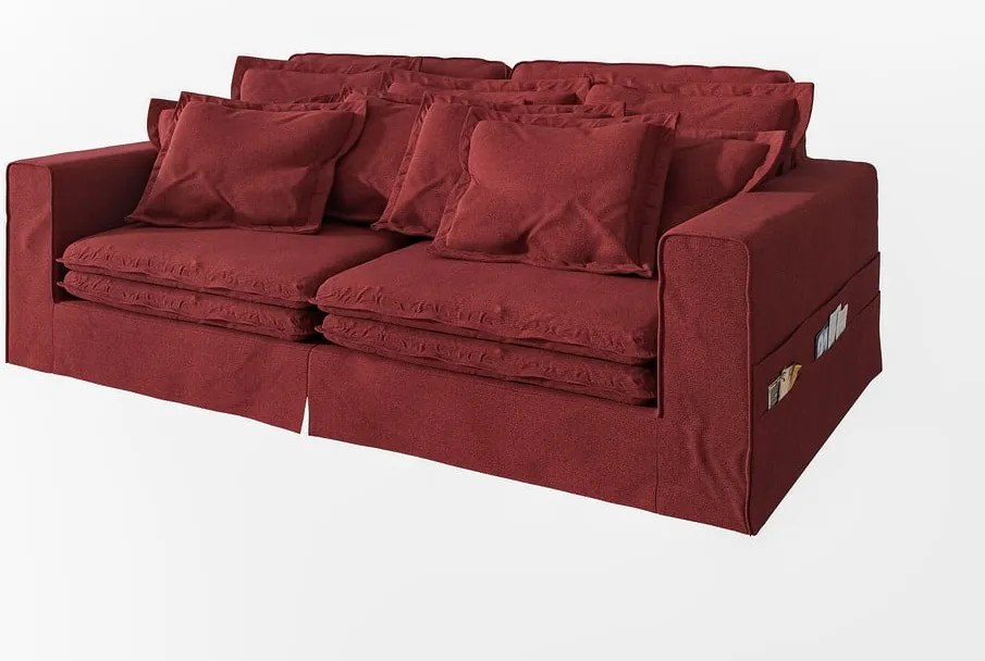 Divano rosso 236 cm Nora – Ropez