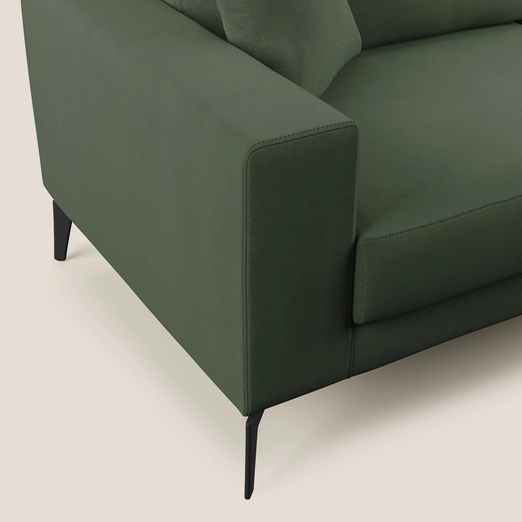 Prestige divano moderno in microfibra smacchiabile T11 verde