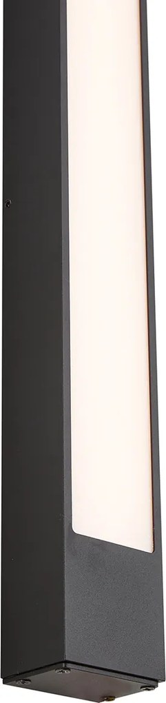 Faretto da parete intelligente nero orientabile incl. GU10 Wi-Fi - Jackle
