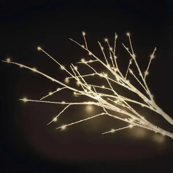 Decorazione natalizia a LED per esterni 100xLED/3xAA bianco caldo IP44