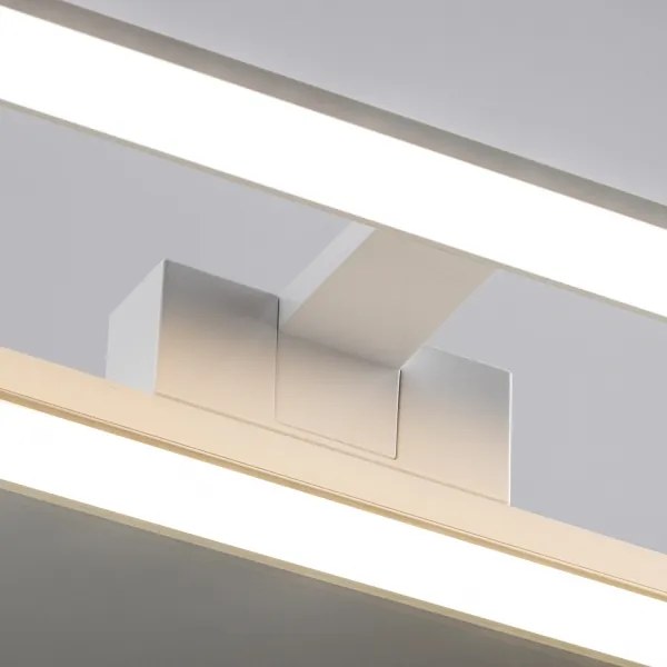 Brilagi - Specchio da bagno con luce LED VESTRA, 12 W/230 V, 60 cm, IP44, bianco