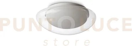 Squish plafoniera led 3000k 10w  920 lm ip20 in policarbonato 34,4cm
