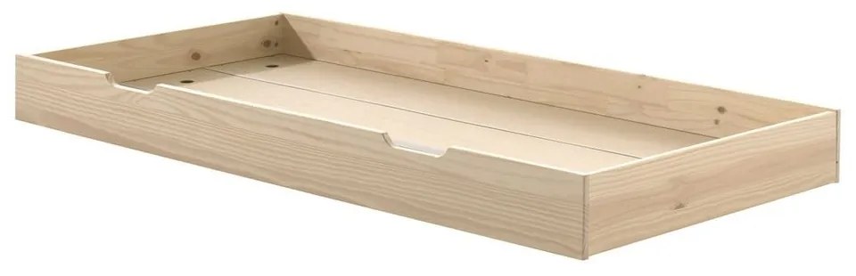 Cassetto sotto il letto per bambini 90x200 cm in colore naturale Fritz - Vipack