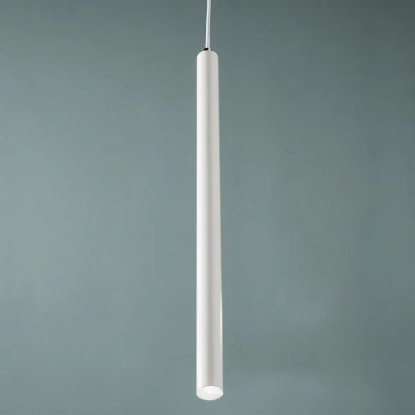 Lampada a sospensione TUBE in metallo D3 cm con fonte luminosa a LED BIANCO